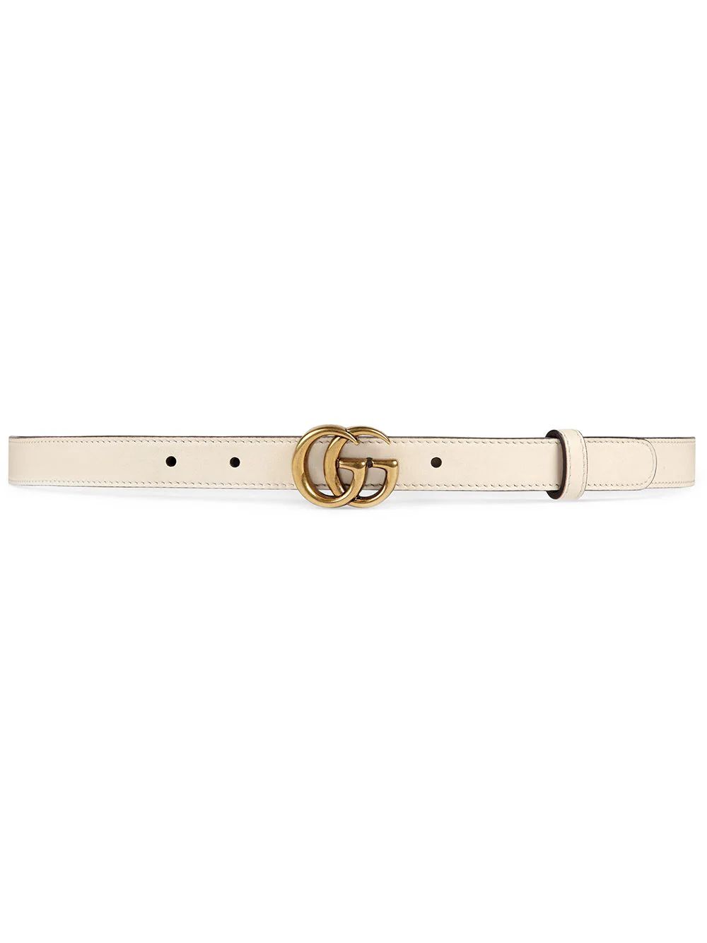 Gucci Leather belt with Double G buckle - Neutrals | FarFetch US