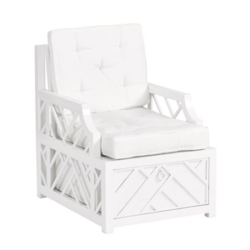 Miles Redd Bermuda Lounge Chair with 1 Cushion Set | Ballard Designs, Inc.