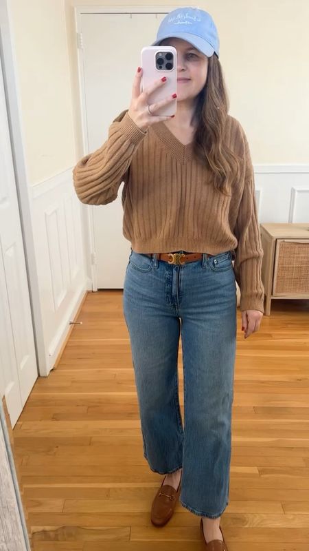 Comfortable winter outfit you can wear in spring too. Love this sweater! Comes in gray and ecru too. These loafers are super comfortable! Wear with boots now if it’s too cold for loafers

#LTKshoecrush #LTKSeasonal #LTKfindsunder50