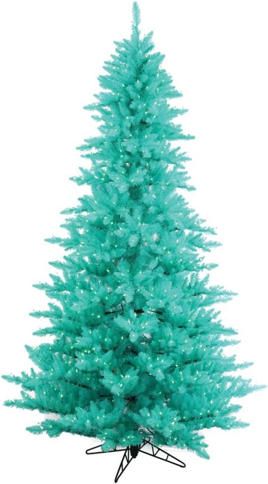 Vickerman 431528 - 54" Aqua Fir Tree with 250 Aqua Lights Christmas Tree (K160946LED) | Amazon (US)