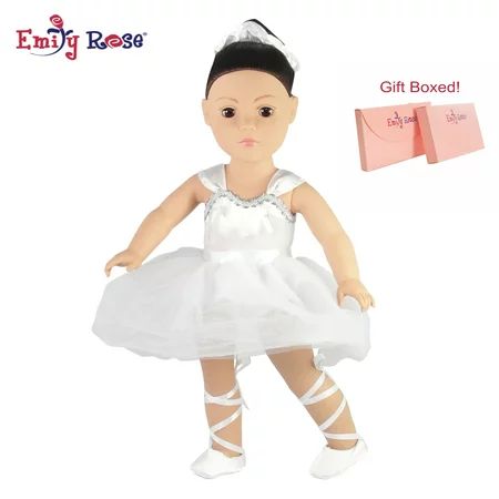 18 Inch Doll Clothes For American Girl Dolls Gift Boxed! Prima Ballerina 3 Piece Ballet Outfit - Inc | Walmart (US)