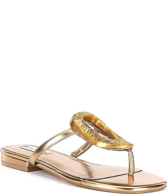 Melo Ornament Hardware Thong Flat Sandals | Dillard's