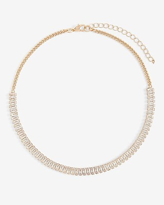 Baguette Choker Necklace | Express