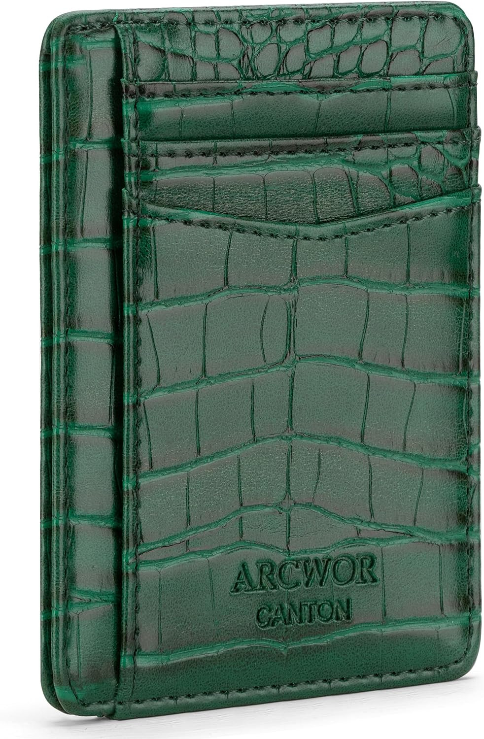 Slim Wallet Minimalist Front Pocket RFID Blocking Men and Women Leather Wallets | Amazon (US)