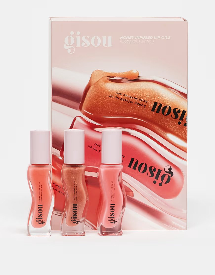 Gisou Honey Infused Lip Oils Gloss Hour Edition - 33% Saving-Multi | ASOS (Global)