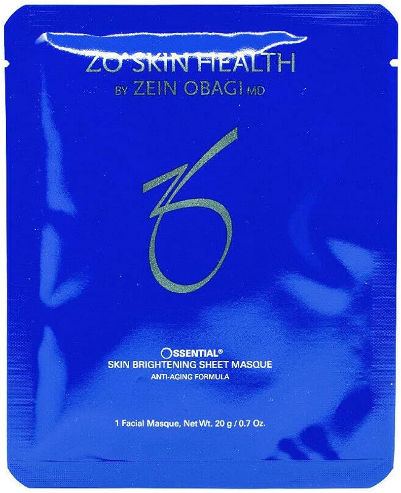 ZO Skin Health Skin Brightening Sheet Masque 1 Facial Masque 20 g / 0.7 Oz. | Amazon (US)
