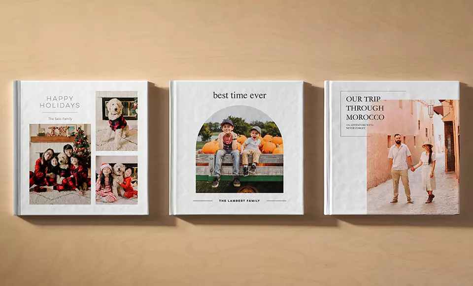 Two, Three, or Five 8x8 Shutterfly Hard Cover 20-Page Photo Books (Up to 87% Off). Three Options ... | Groupon North America