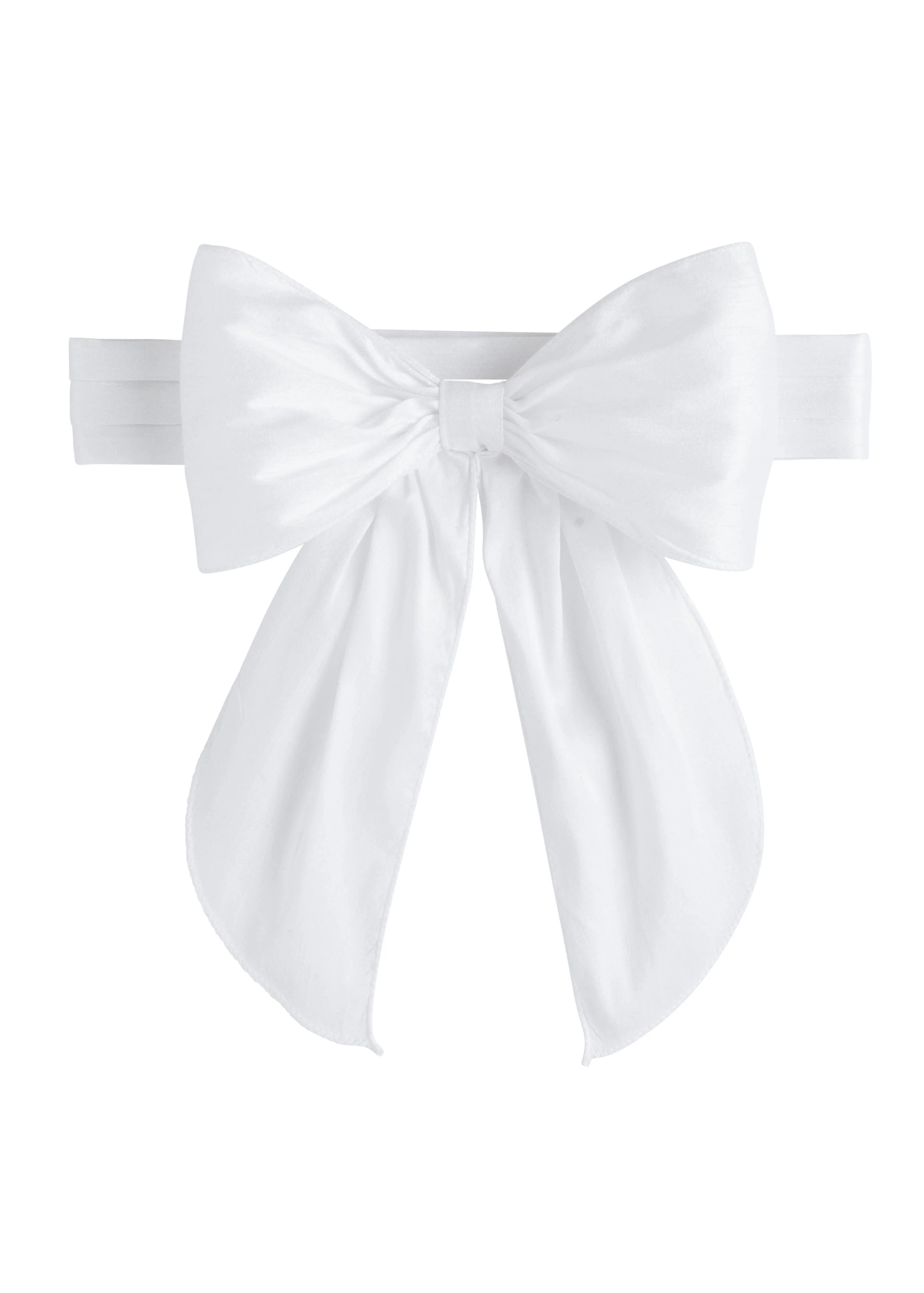 Bow Sash - White | Little English
