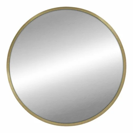 Stratton Home Decor Ava Round Gold Mirror | Walmart (US)