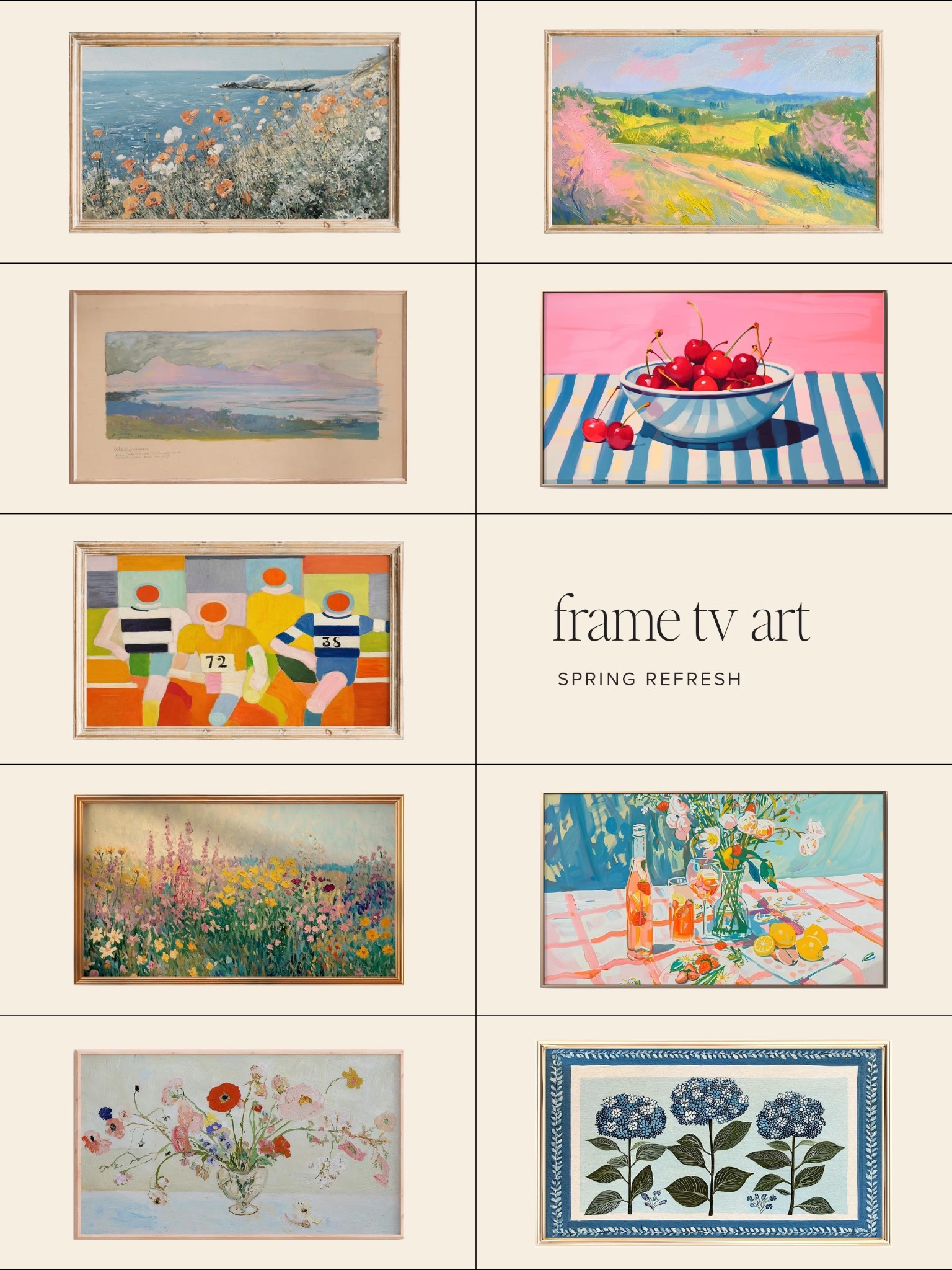 pretty frame tv art for spring 🌷 all under $5

#LTKHome #LTKSeasonal