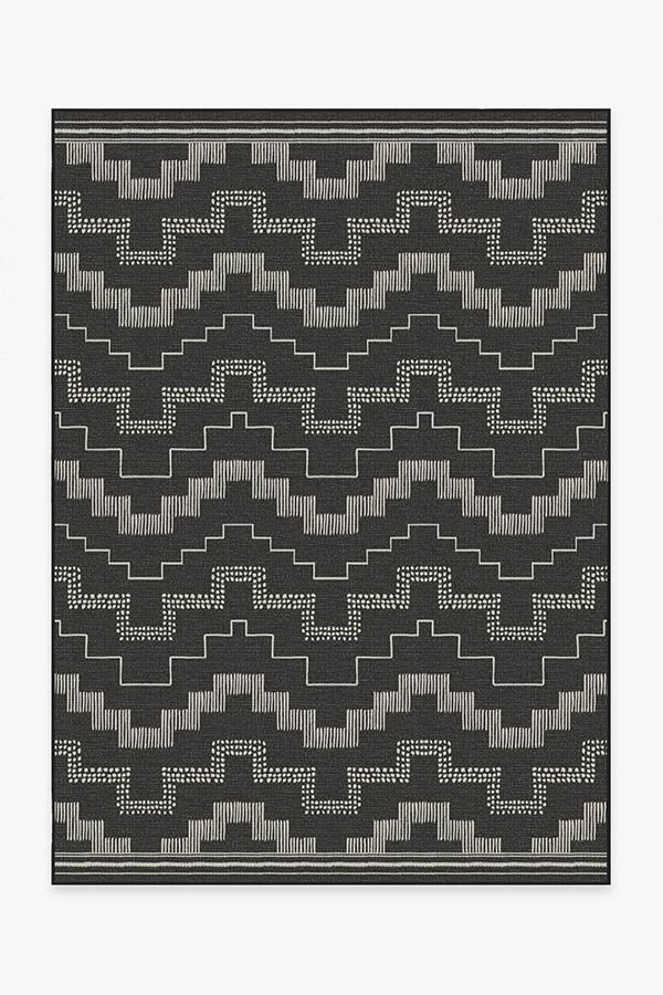 Outdoor Meseta Black Rug | Ruggable