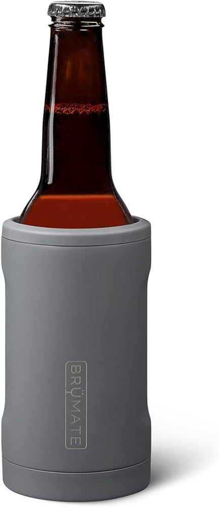 BrüMate Hopsulator Bott'l Insulated Bottle Cooler for Standard 12oz Glass Bottles | Glass Bottle... | Amazon (US)