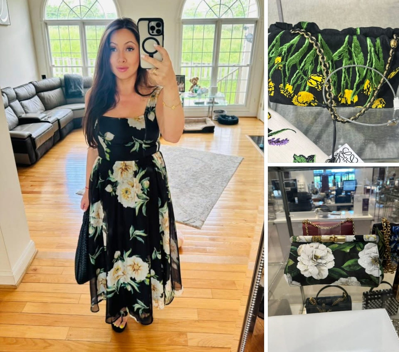 I don’t think anyone has any doubts how much I love this dress at this point. That being said I now need a purse! Do I go with very matcha Dolce &Gabbana or choose the more interesting Loewe print?

#LTKItBag #LTKMidsize #LTKBump