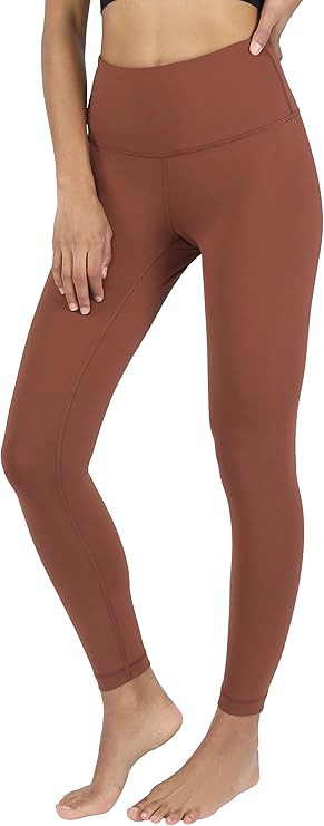 90 Degree By Reflex High Waist Squat Proof Ankle Length Interlink Leggings | Amazon (US)