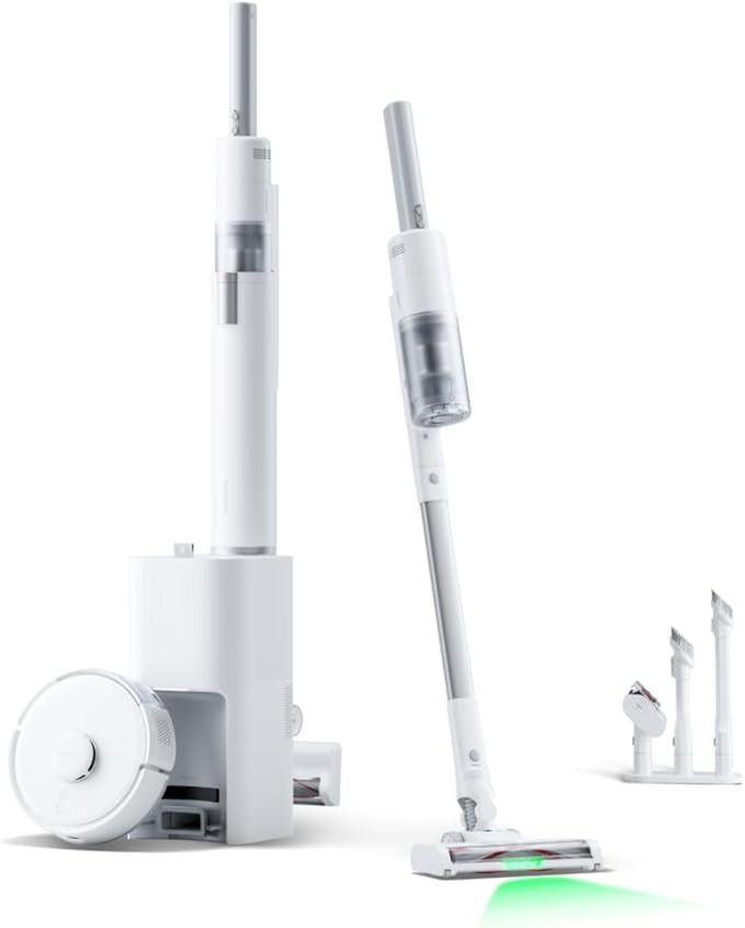 SwitchBot Robot Vacuum & Cordless Vacuum Cleaner K10+ Pro Combo, Self Emptying Up to 70 Days,Comp... | Amazon (US)