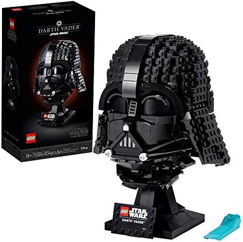 LEGO Star Wars Darth Vader Helmet 75304 Collectible Building Toy, New 2021 (834 Pieces) | Amazon (US)