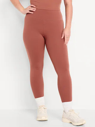 High-Waisted StudioSmooth 7/8 Leggings | Old Navy (US)