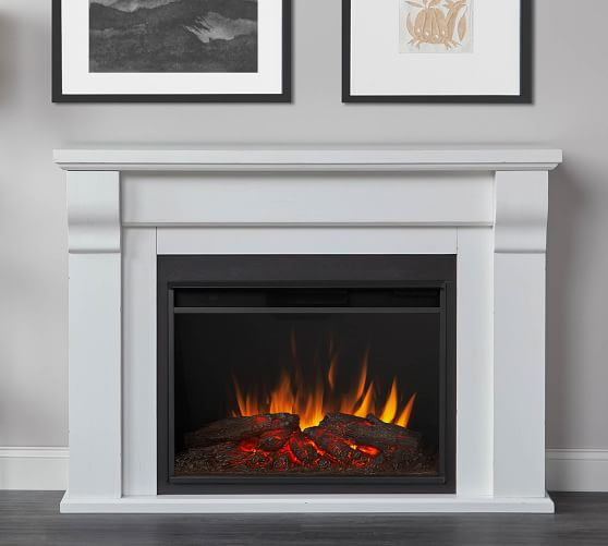 Real Flame® 58" Whittier Grand Electric Fireplace | Pottery Barn (US)