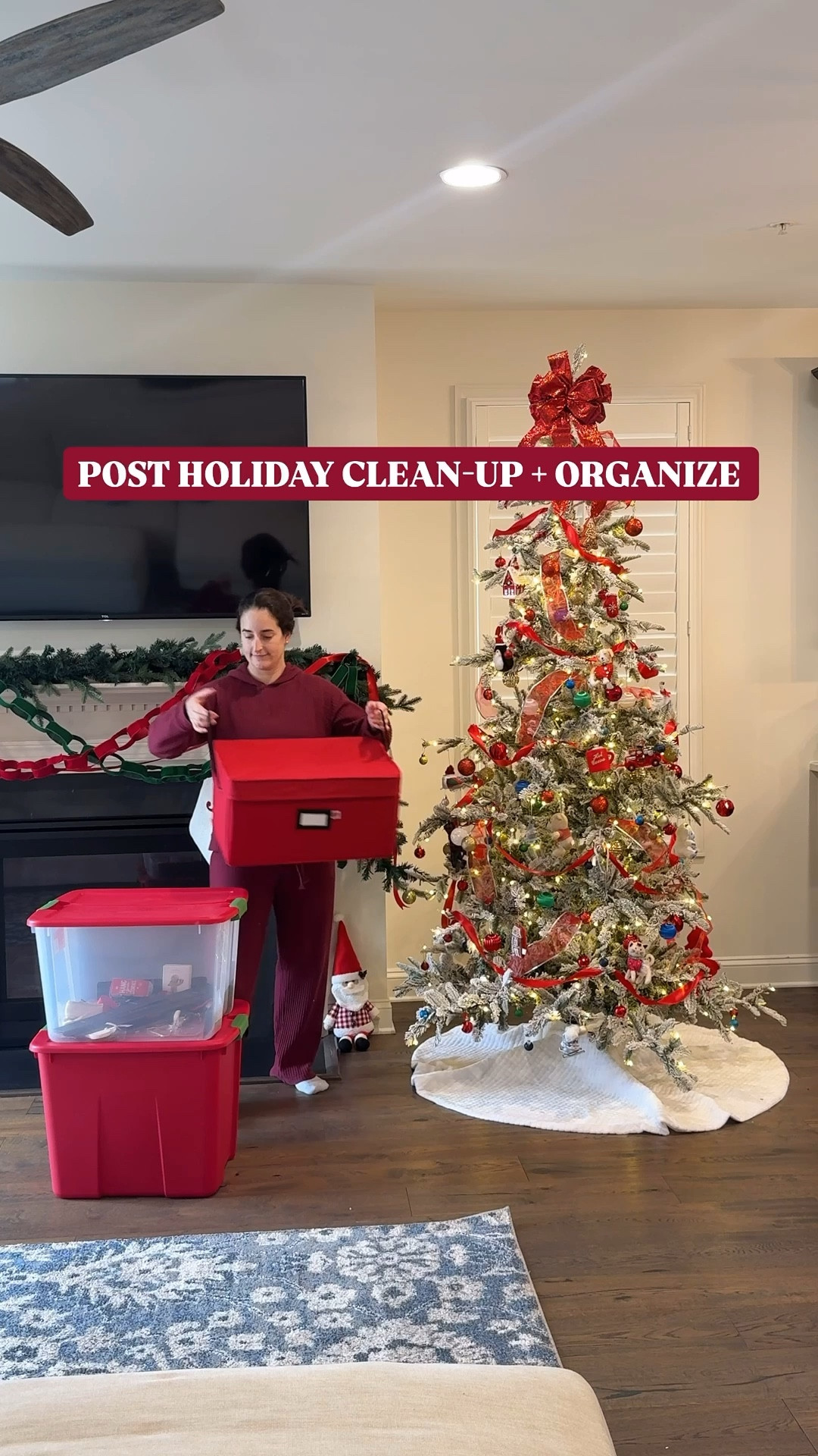 Putting Christmas away and resetting our home after the holidays ✨
Future me will be very thankful for organized bins and labeled decor! 

#LTKdayinmylife #LTKmomlife #LTKHome