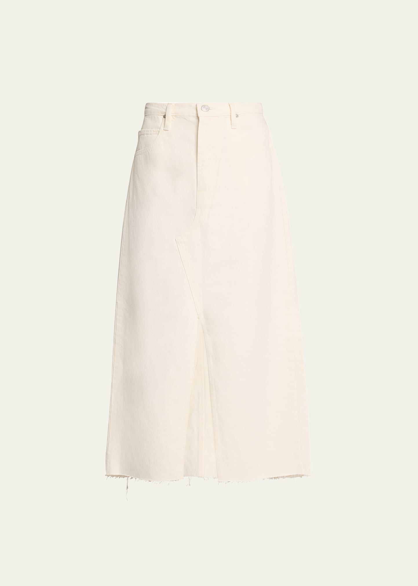FRAME The Midaxi Denim Skirt | Bergdorf Goodman