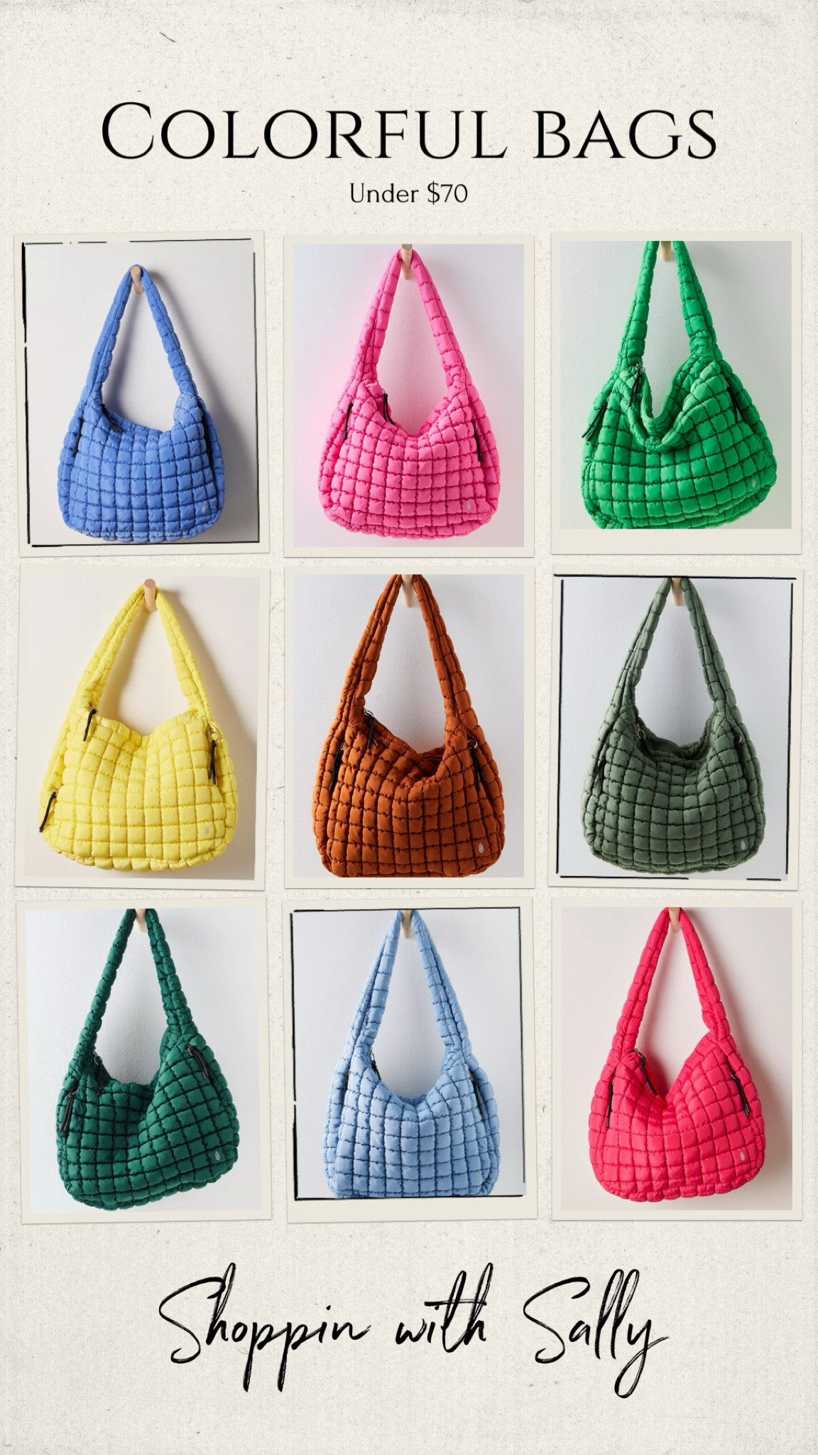 These bags are another great carry all option for the college girl or mom on the go!!! 
Top Row: 🌷☀️ . 🌷❄️ . 🌷
Middle Row: 🌷. 🍁. 🍁
Bottom Row: ❄️☀️. ☀️. ❄️


#LTKActive #LTKOver40 #LTKGiftGuide