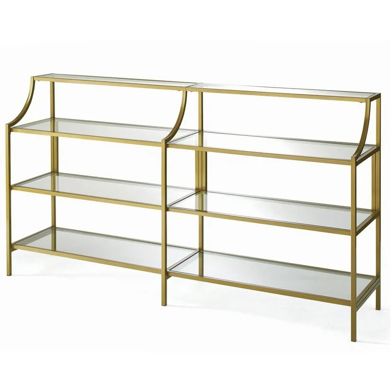 Better Homes and Gardens Nola Console Table, Gold Finish - Walmart.com | Walmart (US)