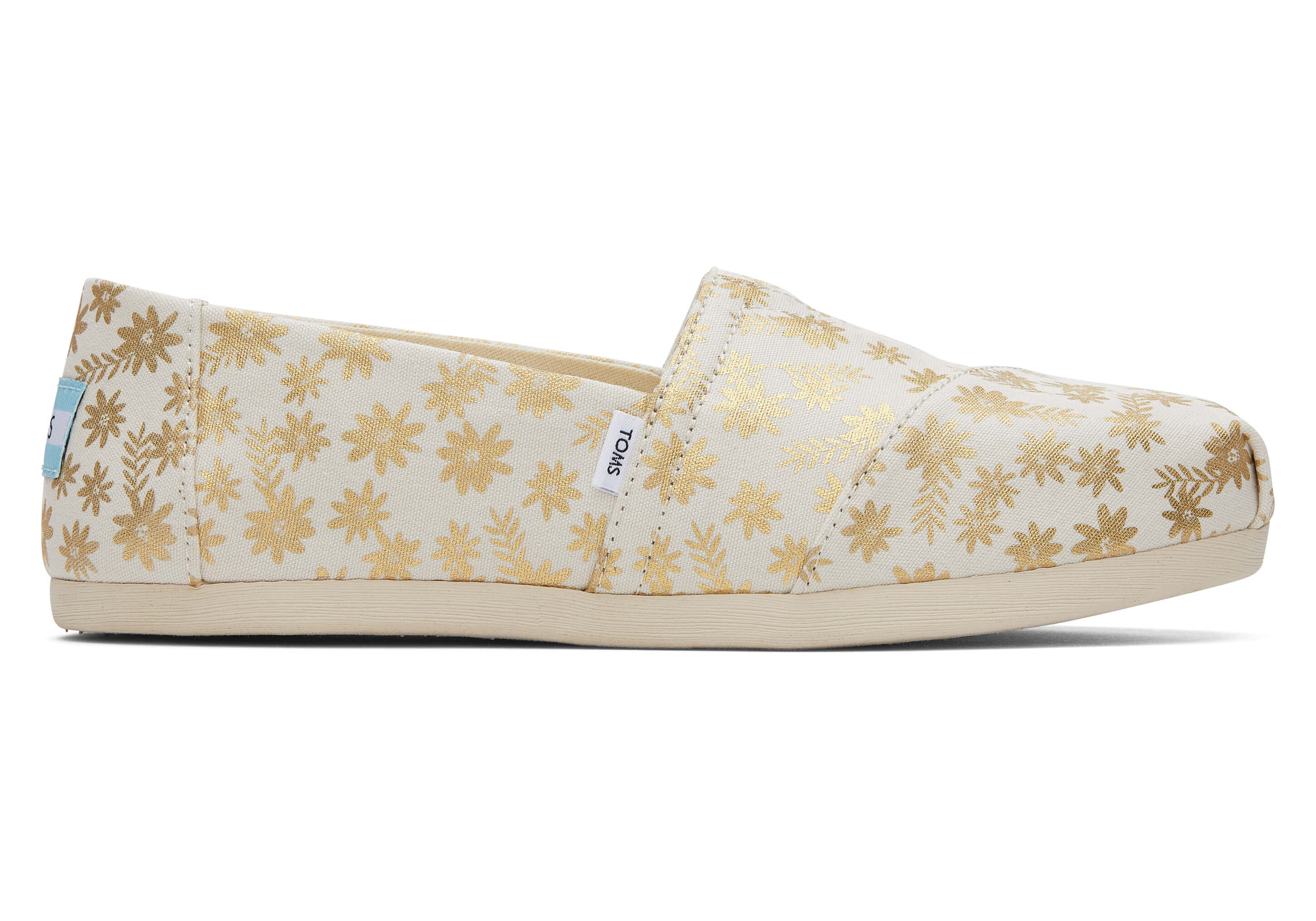 Women's Alpargata Natural Floral Espadrille Slip On | TOMS | TOMS (US)