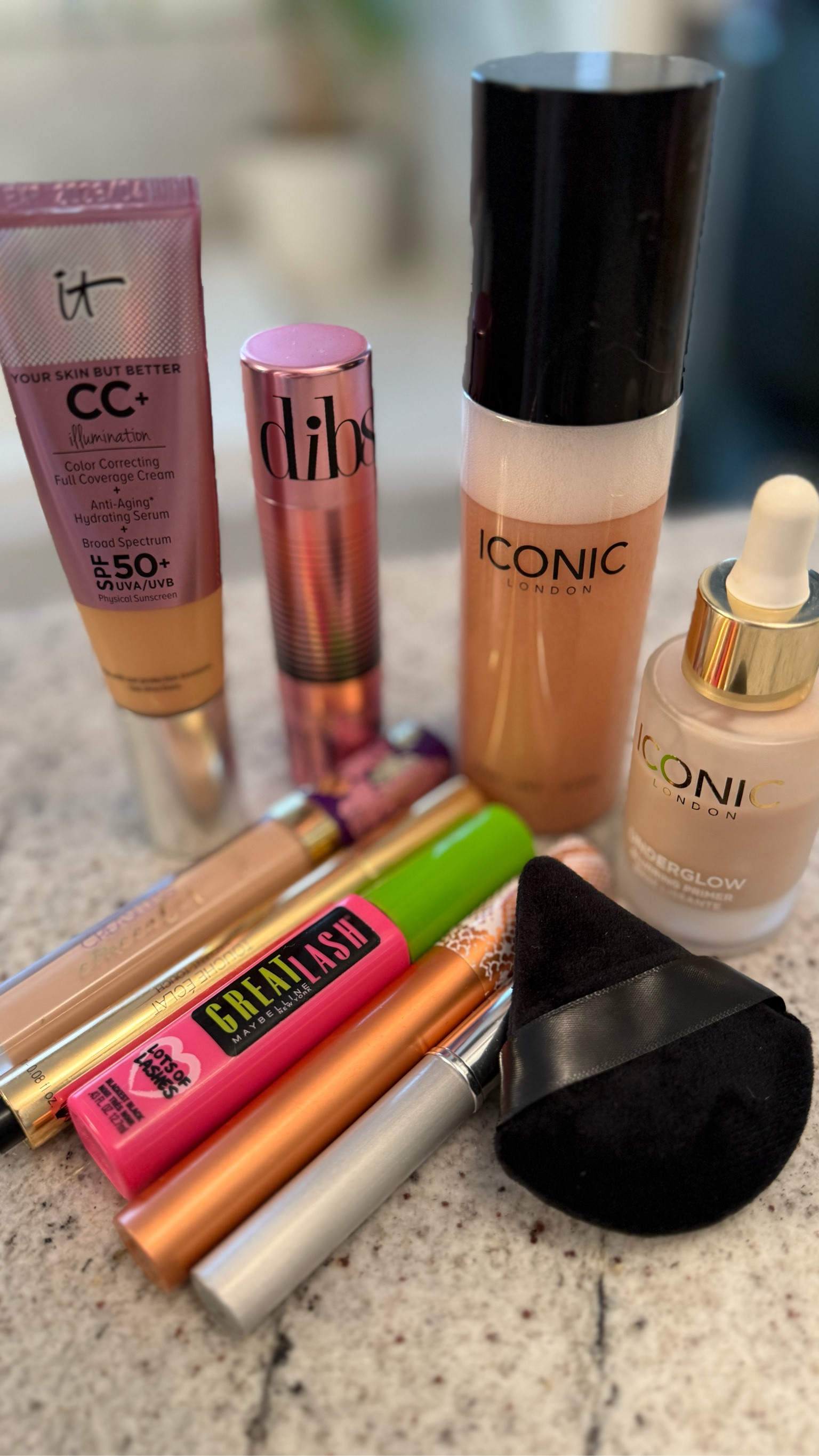 New makeup must haves! The Iconic London underglow and dewy setting spray leave your skin looking airbrushed! 
The It Cosmetics CC cream is the perfect coverage with SPF and the Dibs Duo Stick is a bronzer and blush in one! 
I love the Tarte creaseless concealer for full coverage without a caked on look and the YSL glow wand makes you look immediately awake! 

#LTKBeauty #LTKOver40 #LTKFindsUnder50