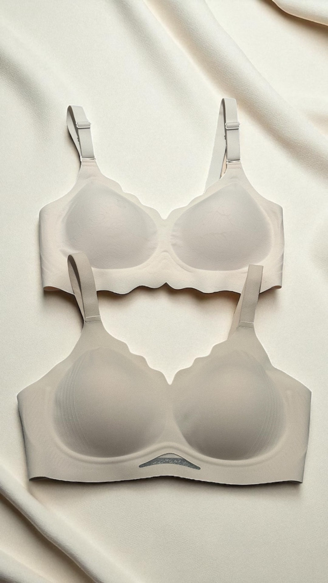 POV : you found the softest bras & their all wireless !! So comfortable and a ton of styles! Top is scalloped convertible 
Bottom is scalloped mesh 

Linking below for you!! 

#LTKFindsUnder50 #LTKStyleTip #LTKActive