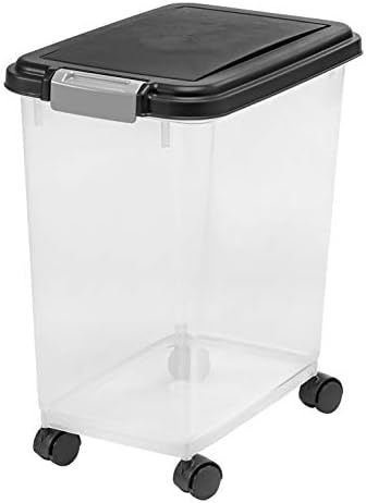 IRIS USA Airtight Food Container for Dog, Cat, Bird, and Other Pet Food Storage Bin, BPA Free | Amazon (US)