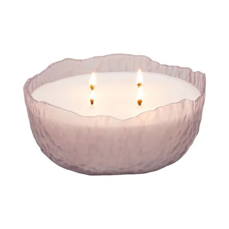 Home Decor Collection 3-Wick Moon Bowl Scented Jar Candle, Wildflower & Bergamot, 21.3 oz. | Walmart (US)