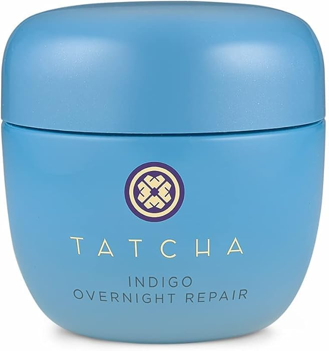 TATCHA Indigo Overnight Repair | Face Cream & Serum Treatment, Fragrance Free Night Cream, 50 ml ... | Amazon (US)