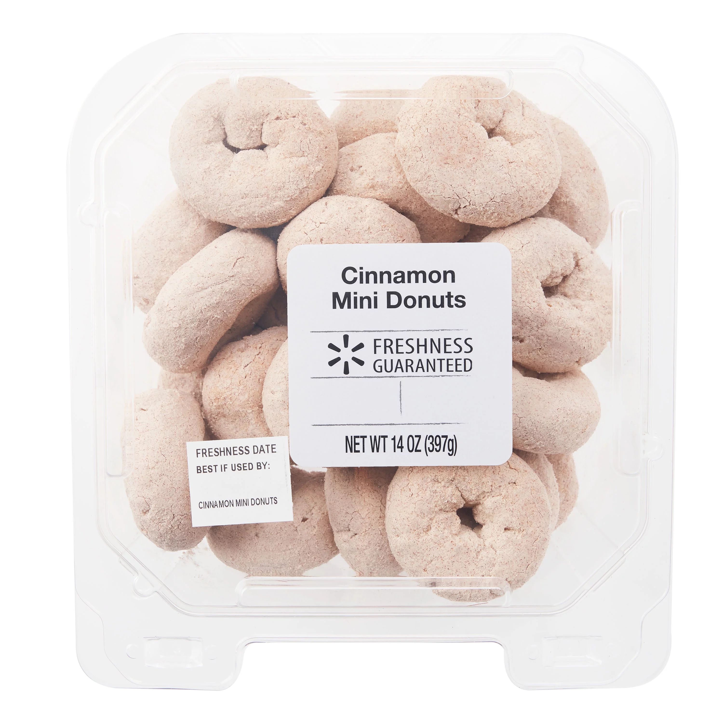 Freshness Guaranteed Cinnamon Mini Donuts, 14 oz - Walmart.com | Walmart (US)