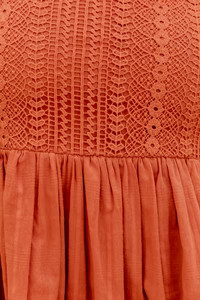 Take Your Time Rust Mini Dress | Pink Lily