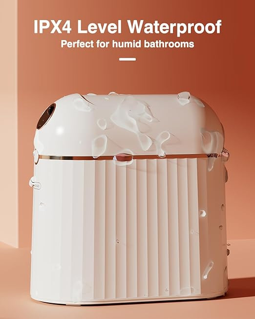 Bathroom Automatic Touchless Trash Can, Self Sealing and Self Changing, Smart Motion Sensor Trash... | Amazon (US)
