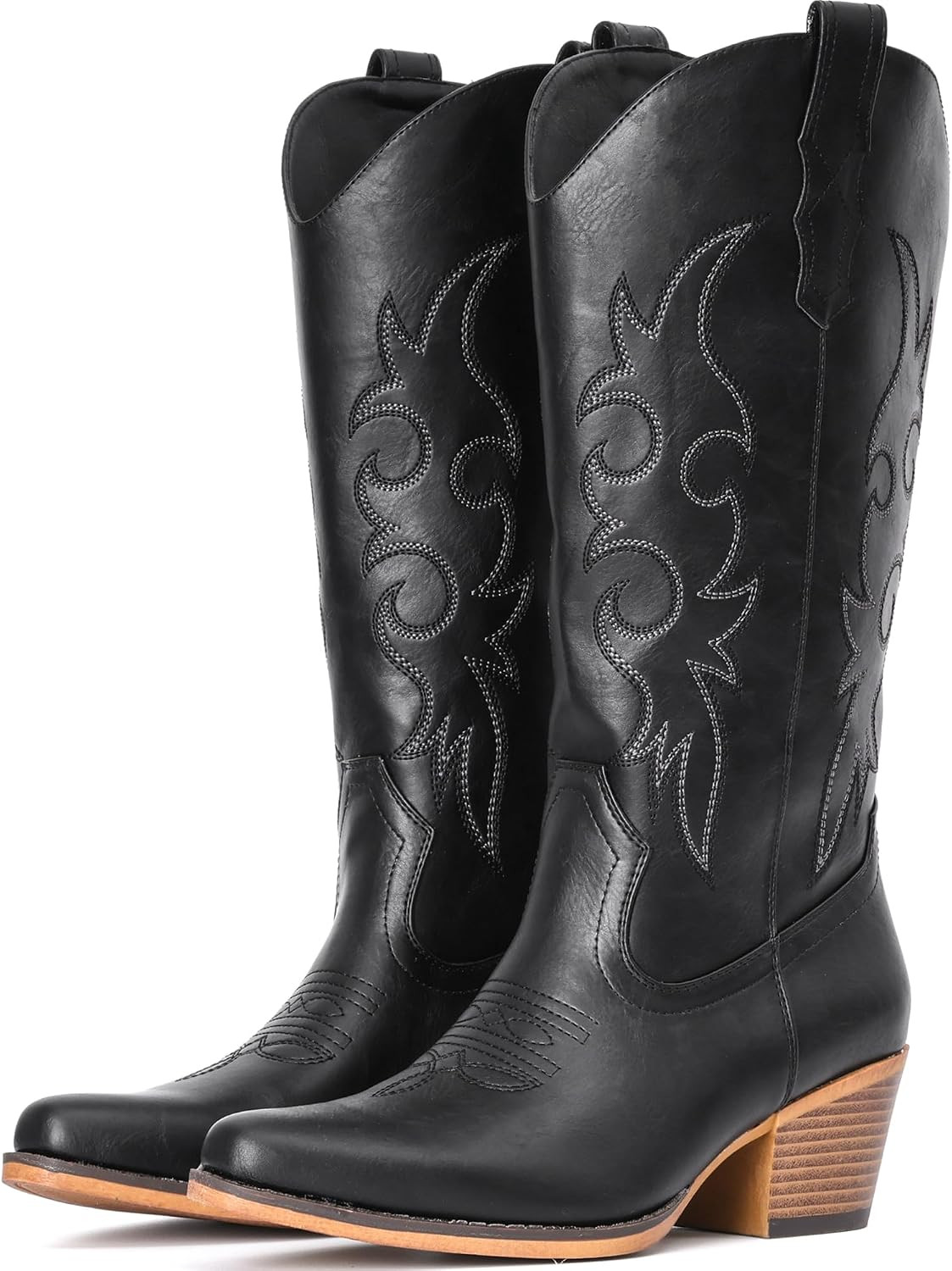 Cowboy Boots For Women Western Cowgirl Classic Mid Calf Snip Toe Boot | Amazon (US)