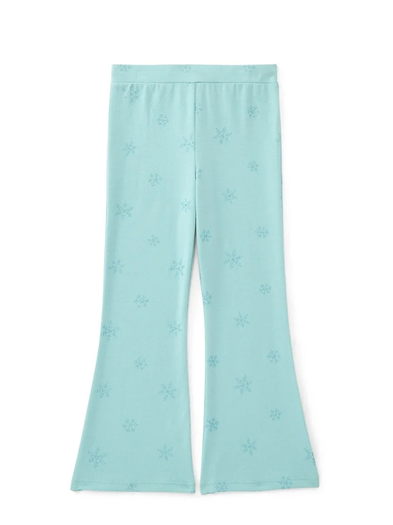 Garanimals Toddler Girls Holiday Jersey Flare Pants, Sizes 18M-5T | Walmart (US)