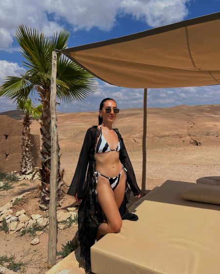 Desert ootd 🏜️🌵 zebra bikini, bikini, pool outfit, beach outfit, vacay outfit, animal print bikini, beach cover up, festival style

#LTKtravel #LTKSeasonal #LTKswim