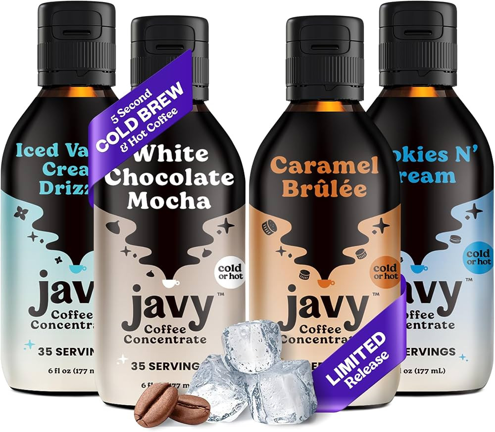 Javy Coffee Concentrate - Cold Brew Coffee, Perfect for Instant Iced Coffee, Cold Brewed Coffee a... | Amazon (US)