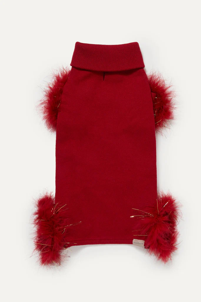 Holiday Glitz Feather Onesie | max-bone