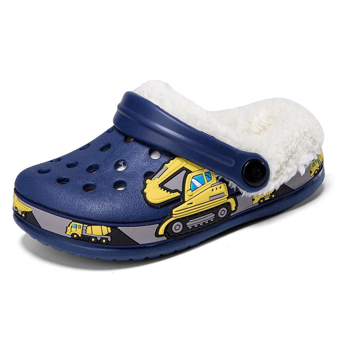 Drecage Little Kids Lined Clogs Toddler Winter Garden Shoes Bedroom House Slippers | Walmart (US)