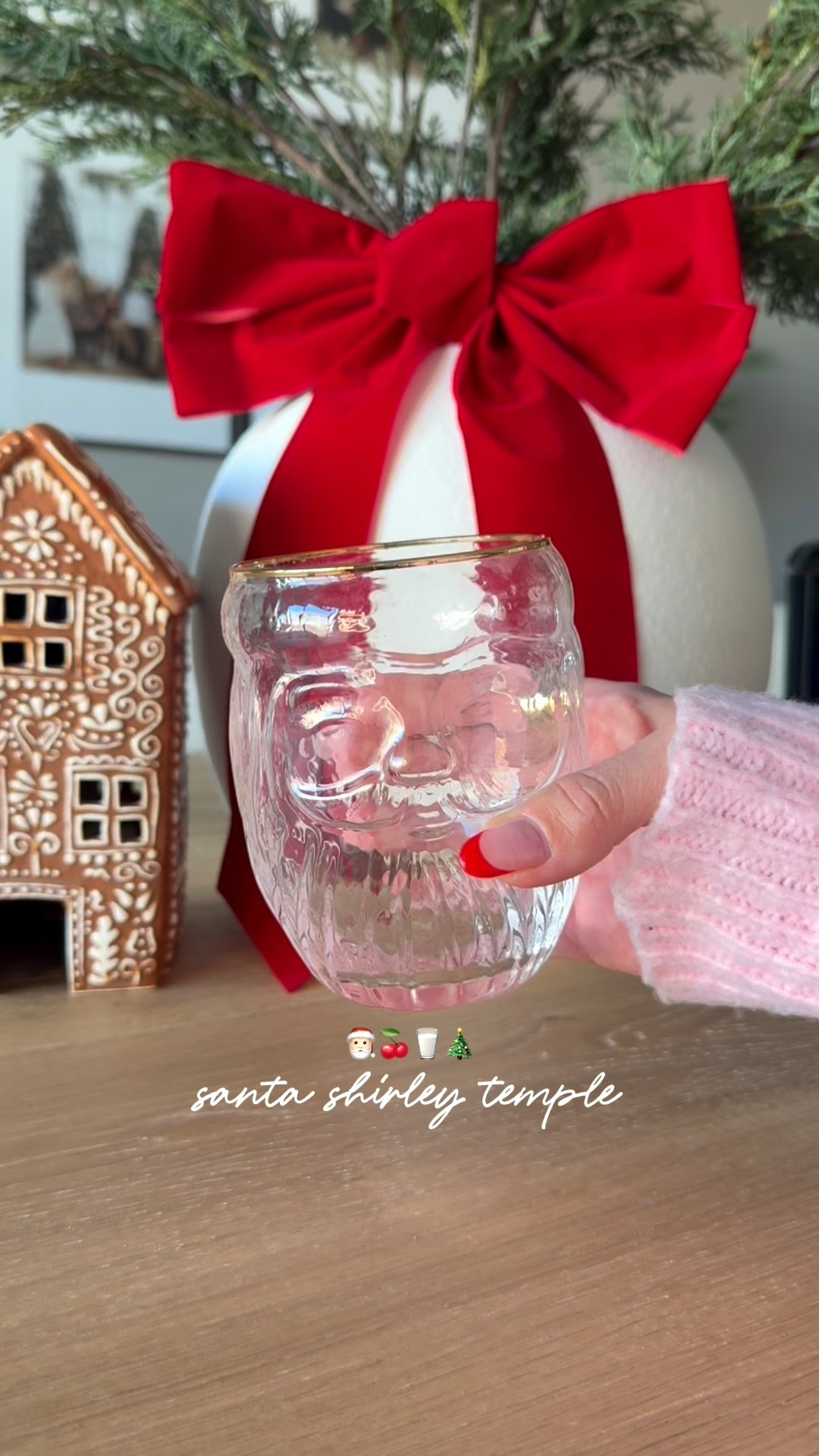 Santa Shirley temple 🎅🏻🍒🥛🎄 cutest Santa glasses! 

#LTKHoliday #LTKSeasonal