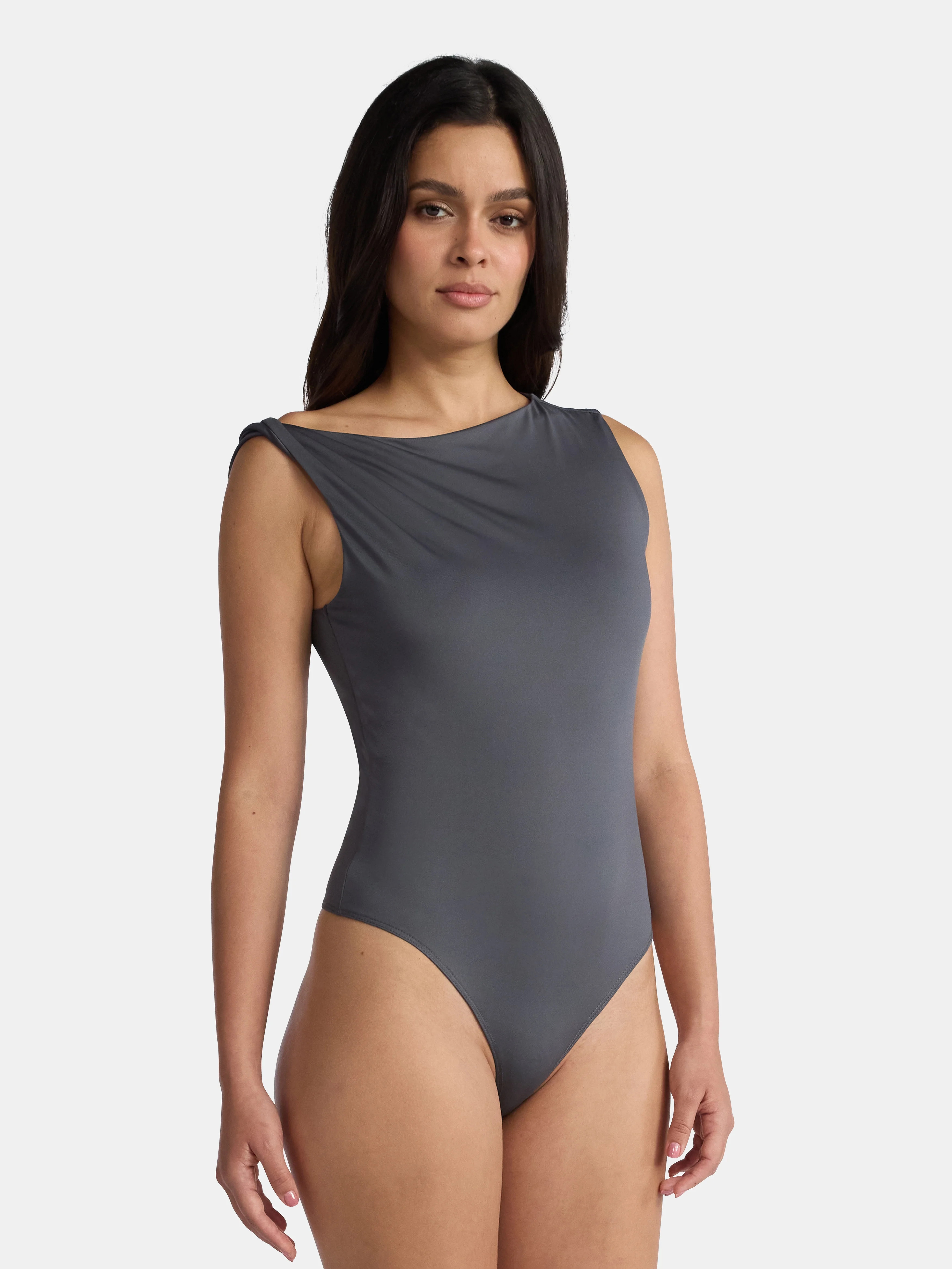 Madden NYC Women's Twist Bodysuit, Sizes XXS-XXL | Walmart (US)