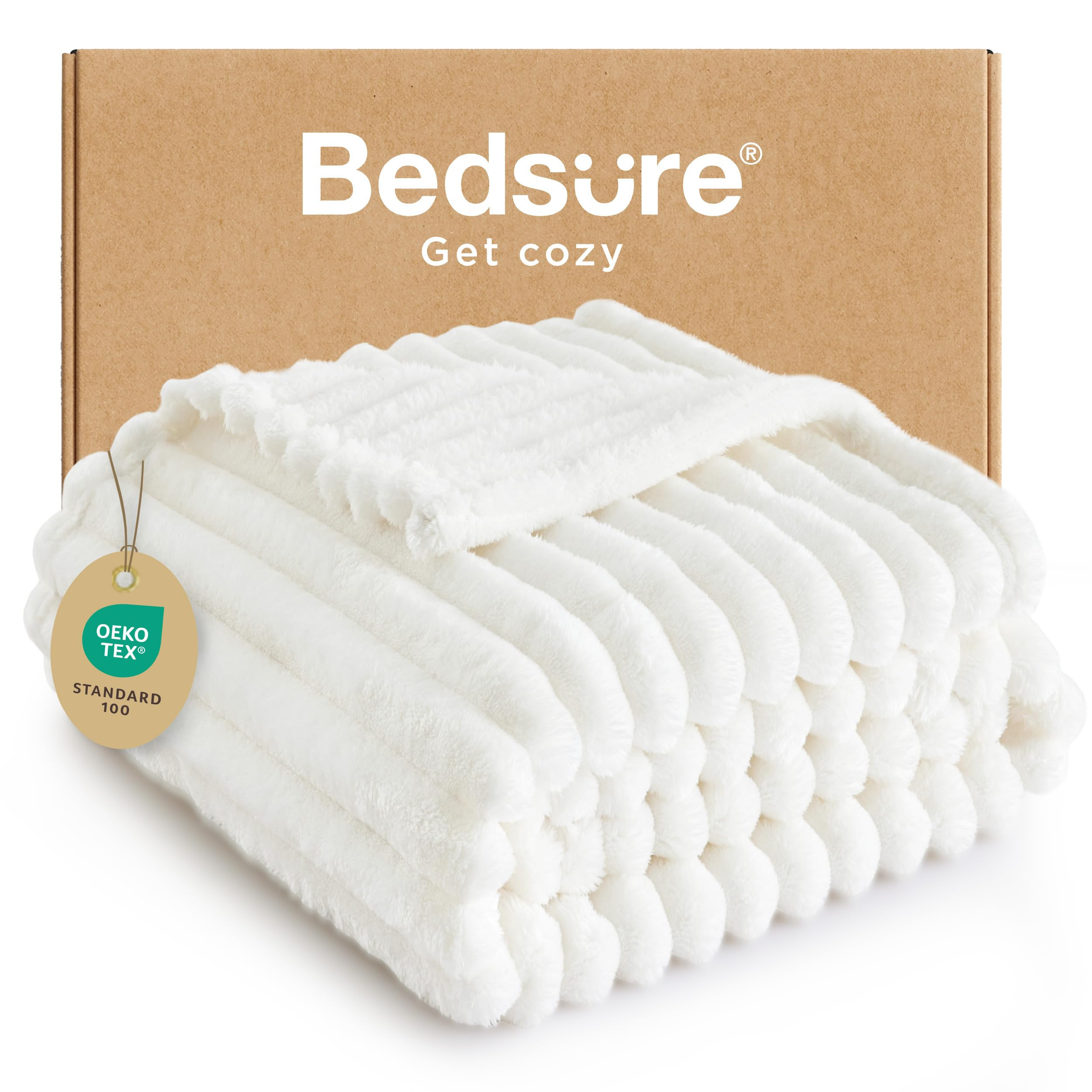 Bedsure Fall Blanket Living Room Decor Home White Twin Birthday Gifts for Mom Women Men, Soft Flu... | Amazon (CA)