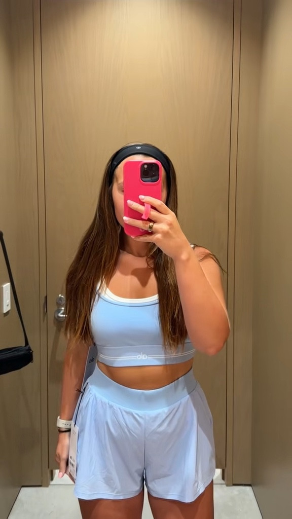 Shop the new seashell blue from alo 