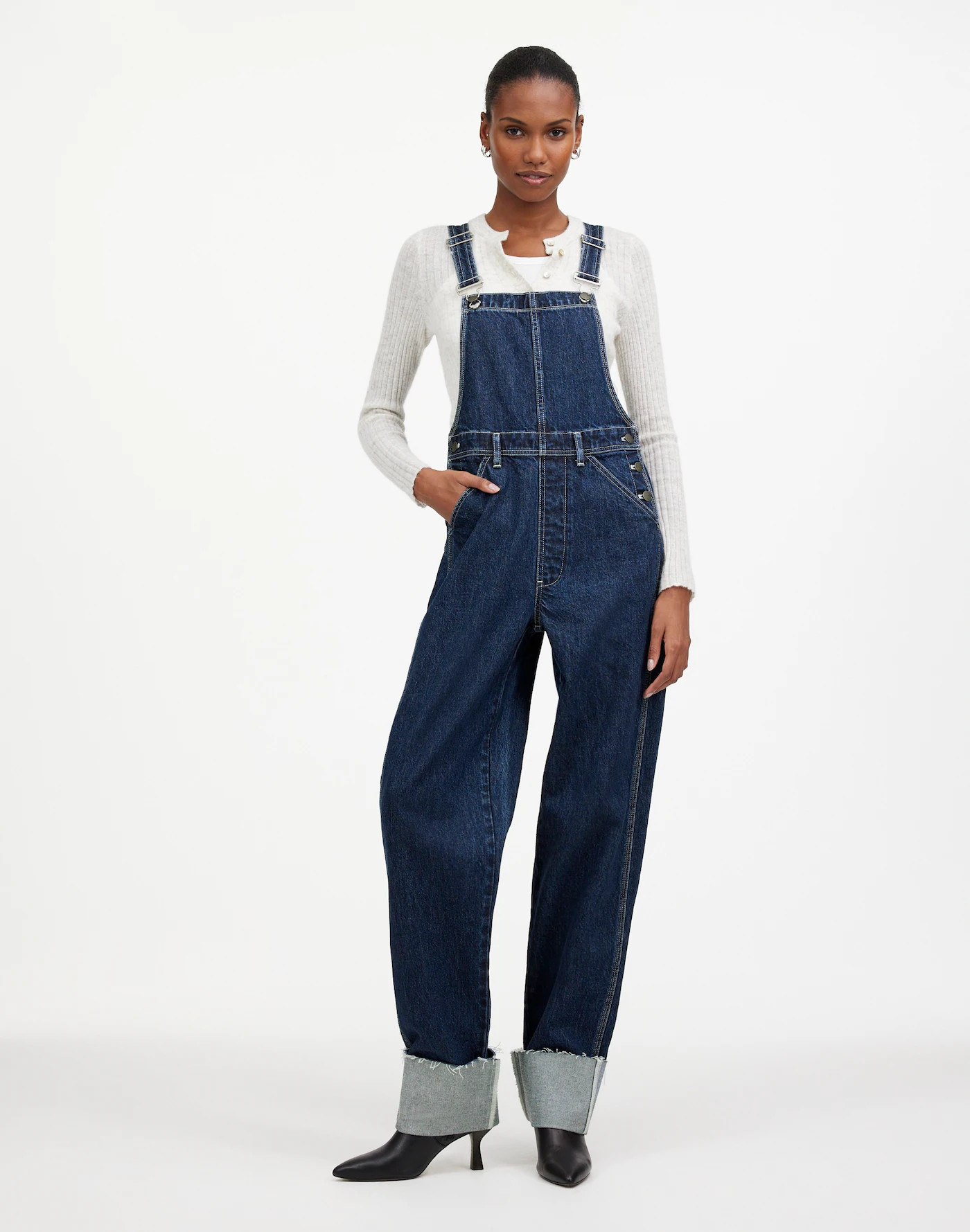 Madewell x Kaihara Denim Oversized Carpenter Overalls in Lesiege Wash | Madewell