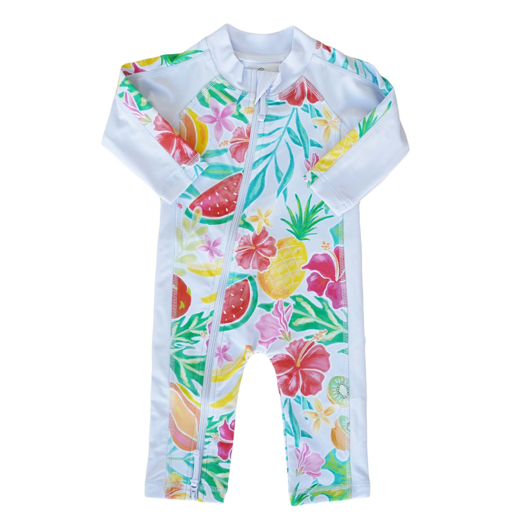 Long Sleeve Rash Guard Swim Romper Full Length | All Prints | Caden Lane