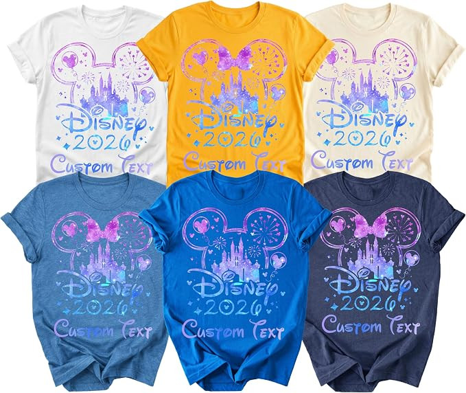 Family Vacation 2026 Shirt, Custom Matching Trip Tee, Personalized Castle Theme Park Shirts for W... | Amazon (US)