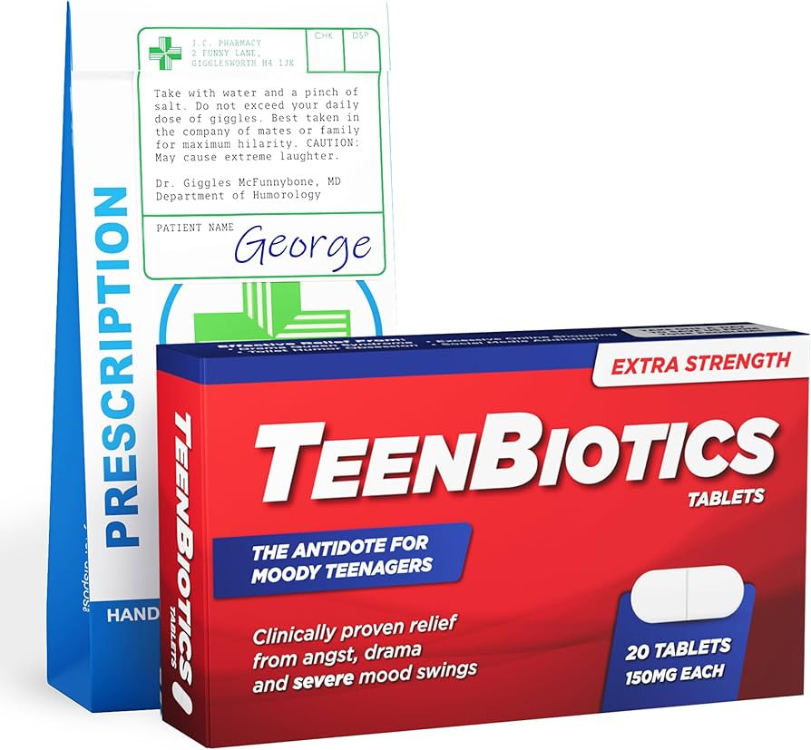 TeenBiotics Joke Pill Box – Funny 13th, 14th, 15th Birthday Gift for Girls & Teen Boys – Offi... | Amazon (US)