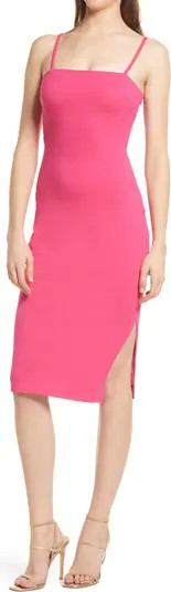 Lulus Paulina Square Neck Cocktail Sheath Dress | Nordstrom | Nordstrom